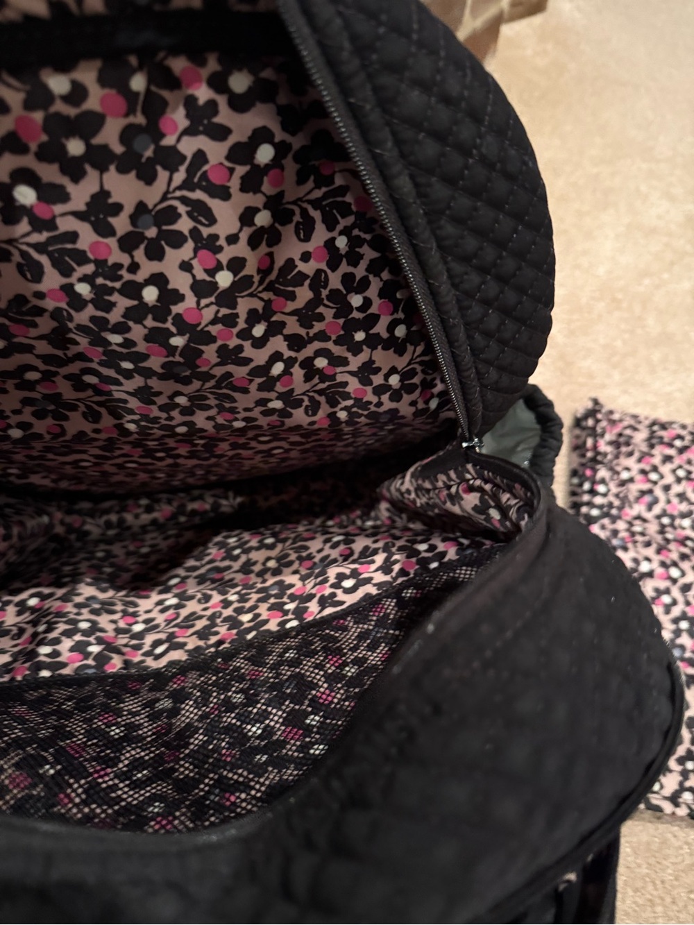 Like New Vera Bradley Backpack Diaper Bag - Picture 8 of 10